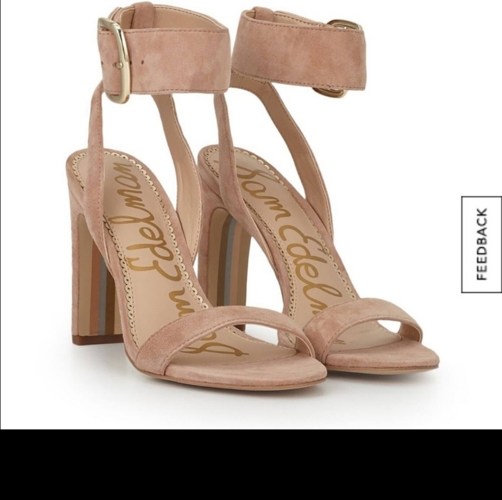 SAM EDELMAN YOLA BUCKLE HEELS